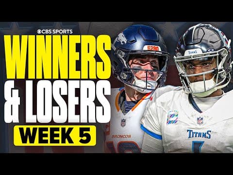 Biggest WINNERS & LOSERS From NFL Week 5 | Cam Ward Claims First Win, Broncos Hand Eagles First Loss