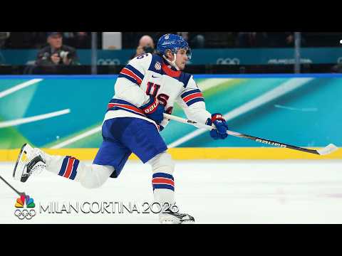 Jack Hughes' top plays in Team USA's semifinal win vs. Slovakia | Winter Olympics 2026 | NBC Sports