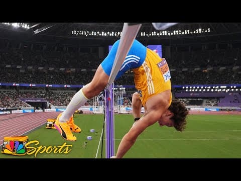 MONDO DOES IT AGAIN! Duplantis breaks pole vault world record en route to Worlds gold | NBC Sports