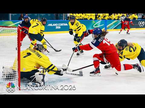 Sweden's advances to semfinals after group stage win vs. Czechia | Winter Olympics 2026 | NBC Sports