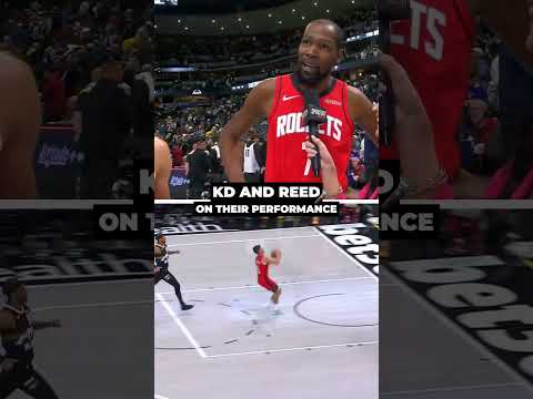 KD & Reed combined for 59 PTS in tonight’s win in Denver 🔥 #rockets