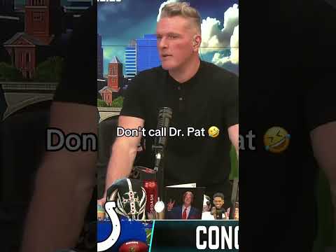 Pat McAfee never landed the plane 😭