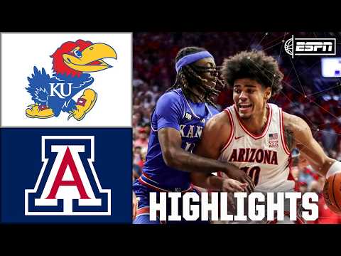 Kansas Jayhawks vs. Arizona Wildcats | Full Game Highlights | ESPN College Basketball