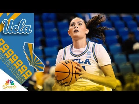 How UCLA has instilled star confidence in Lauren Betts | Big Ten on NBC (FULL INTERVIEW)