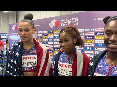 Sydney McLaughlin-Levrone Anchors Team USA 4x4 to Gold at 2025 Tokyo World Championships