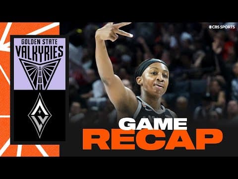 Aces cruise past Valkyries, improve to 12-4 on season | WNBA Recap