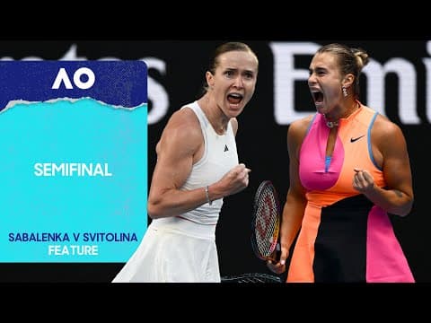 Aryna Sabalenka v Elina Svitolina Preview | Australian Open 2026 Semifinal