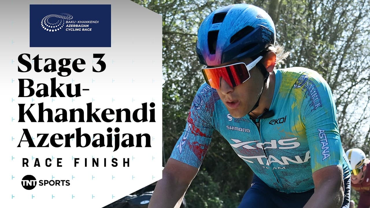 EXCITING SPRINT! 💨 | 2026 Men's Baku-Khankendi Azerbaijan Stage 3 Final KM's | TNT Sports Cycling