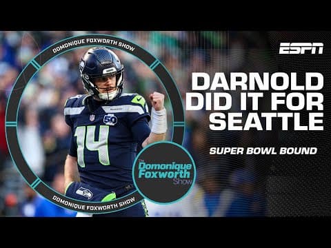 Sam Darnold had a career-defining game against the Rams | The Domonique Foxworth Show
