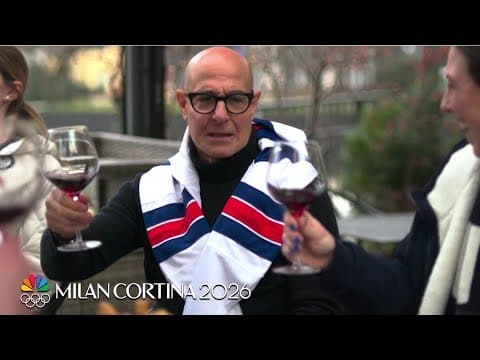 Stanley Tucci, US women's hockey have a meal | The Little Things | Winter Olympics 2026 | NBC Sports