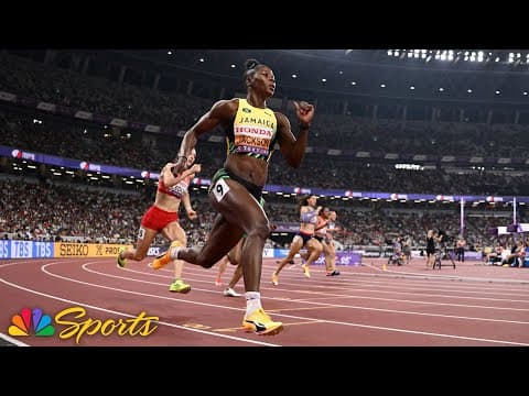 Shericka Jackson takes big steps towards a 200m threepeat with easy heat win in Tokyo | NBC Sports