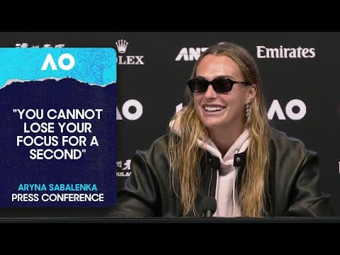 Aryna Sabalenka Press Conference | Australian Open 2026 Third Round