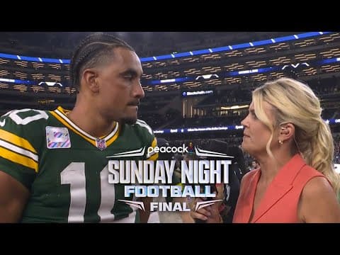 Packers QB Jordan Love reflects on first tie of his career vs. Dallas Cowboys | PSNFF | NFL on NBC