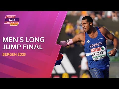 Men’s Long Jump Final REPLAY | Bergen 2025 European Athletics U23 Championships