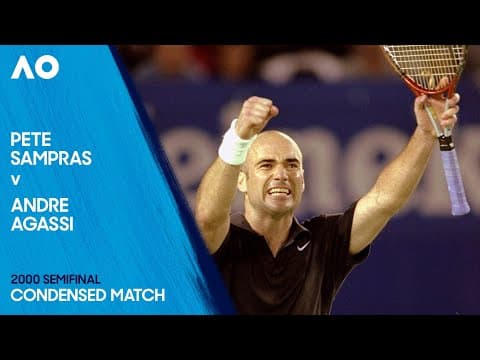 Pete Sampras v Andre Agassi Condensed Match | Australian Open 2000 Semifinal