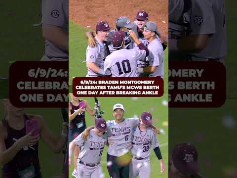 Braden Montgomery hits walk-off HR in MLB debut, 2 years after bittersweet MCWS celebration #shorts