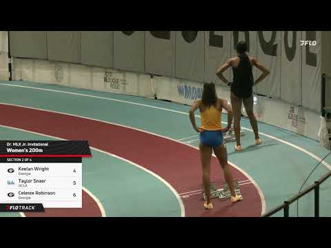 Taylor Snaer Delivers a Statement 200m at the MLK Jr Invitational