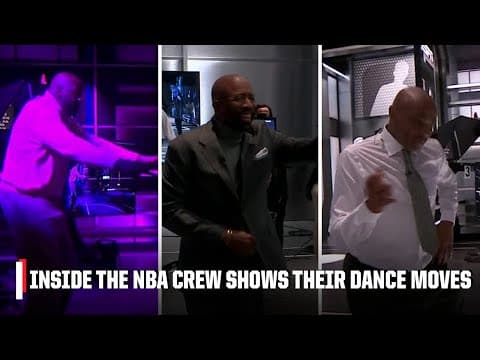 Shaq, Chuck and Kenny showcase their introduction dance moves 😂🕺 | NBA Tip-Off