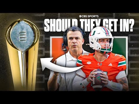 Should Miami GET IN the College Football Playoff? | Resume Deep Dive 🧐