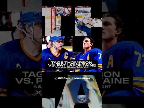 LaFontaine 🤝 Thompson | Sabres Stars Then vs Now 🔥