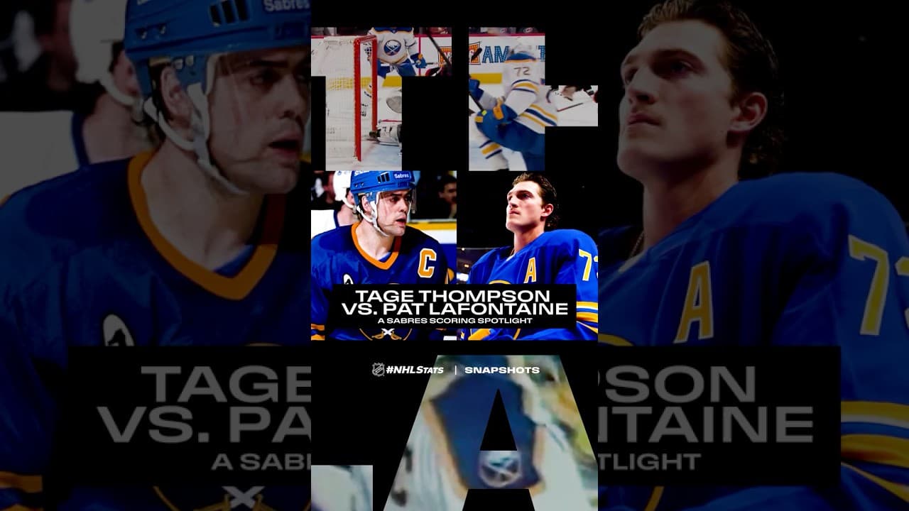 LaFontaine 🤝 Thompson | Sabres Stars Then vs Now 🔥