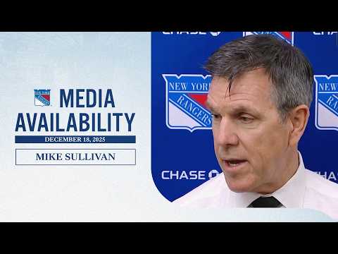 NYR at STL: Mike Sullivan Postgame Media Availability | Dec. 18, 2025