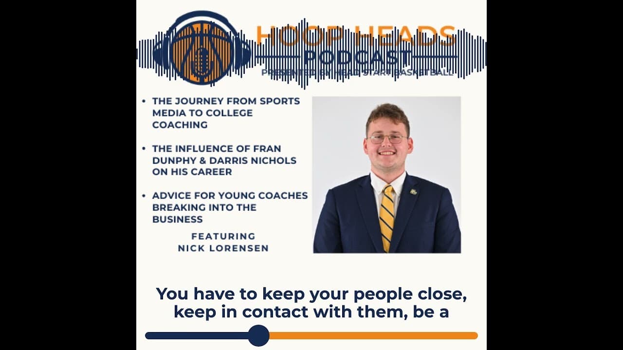 Nick Lorensen - Be a Good Person, Do the Right Thing #podcast #basketballcoach