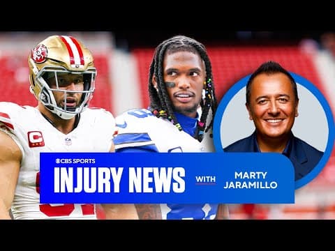 Injury expert provides outlooks for NFL & NBA Players | CeeDee Lamb, Nick Bosa, Jayson Tatum & MORE