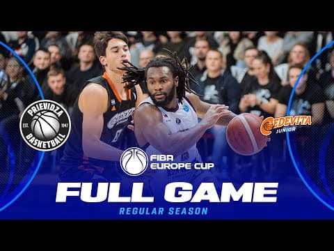 LIVE - BC Prievidza v Cedevita Junior | FIBA Europe Cup 2025-26 | Regular Season