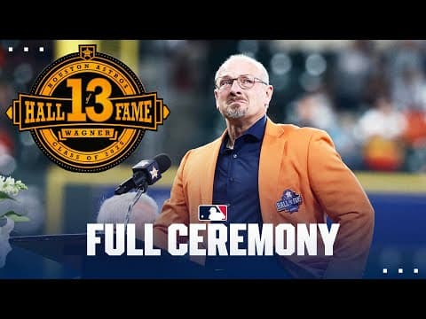 FULL CEREMONY: Astros honor Hall of Famer Billy Wagner
