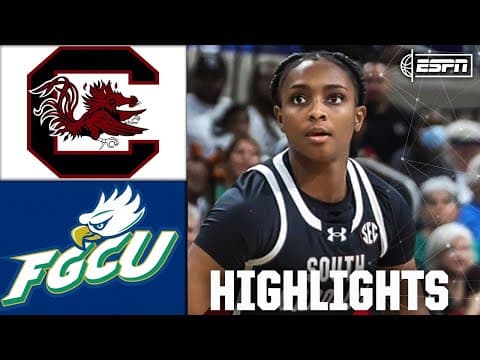South Carolina Gamecocks vs. Florida Gulf Coast Eagles | Full Game Highlights | ESPN CBB