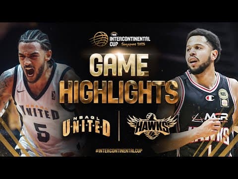 NBA League United vs Illawarra Hawks | Basketball Highlights | FIBA ICC 2025