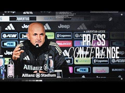 Spalletti’s PRESS CONFERENCE Ahead of Juventus-Lecce 🎙️
