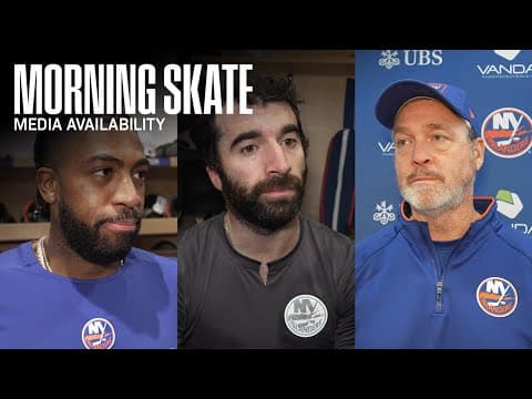 Pregame Availability | NYI vs SJS (10/21/25)