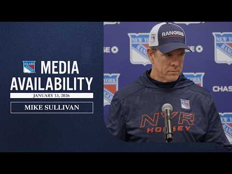 NYR Practice: Mike Sullivan Media Availability | Jan 13, 2025