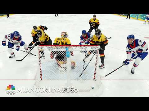 Auston Matthews scores USA's second vs. Germany on power play | Winter Olympics 2026 | NBC Sports