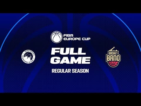 LIVE - Peristeri BC v PUMPA Basket Brno | FIBA Europe Cup 2025-26 | Regular Season