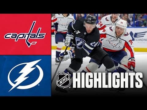 NHL Highlights | Capitals vs. Lightning | November 08, 2025