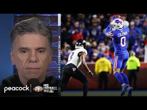 Keon Coleman catches stray from Terry Pegula in press conference | Pro Football Talk | NFL on NBC