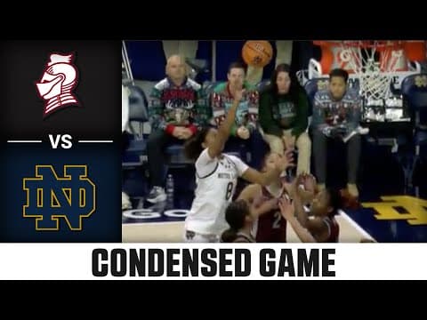 Bellarmine vs. Notre Dame Condensed Game | 2025-26 ACC Women’s Basketball
