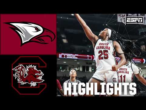 DOMINATION 🔥 North Carolina Central Eagles vs. South Carolina Gamecocks | ESPN CBB