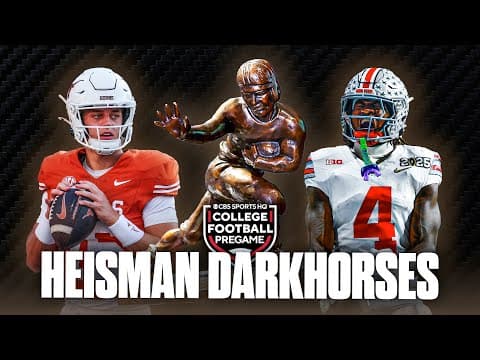 Dark Horses to Win the 2025 Heisman: Arch Manning, Jeremiah Love, Julian Sayin, & MORE!