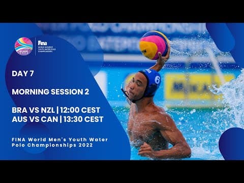 Day 7 CLASSIFICATION GAMES | Morning Session 2 | FINA World Men's Youth Water Polo Championships