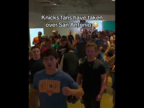 Knicks fans are everywhere 😳