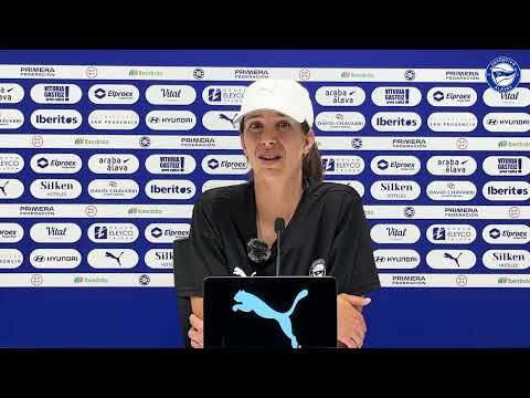 Andrea Esteban: "A traernos los tres puntos y llegar al parón en buen momento" | Deportivo Alavés