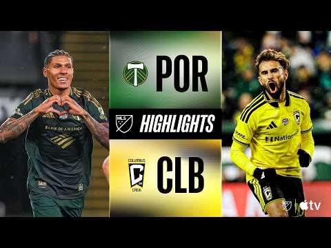 Portland Timbers vs. Columbus Crew | Full Match Highlights | LATE WINNER!!