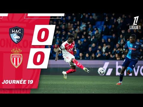 Résumé, Le Havre 0-0 AS Monaco - 19e journée