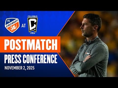Postmatch Press Conference | Head Coach Pat Noonan | 11/2/25