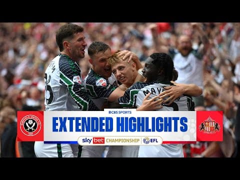 Sheffield United vs. Sunderland: Extended Highlights | EFL Championship | CBS Sports Golazo