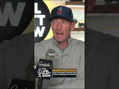 Joel Klatt's No. 5 head coach's trajectory is only going up 🍀 #cfb #football